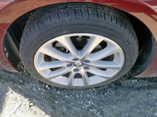 4T1BK1EB0FU175557 - 2015 TOYOTA AVALON XLE BURGUNDY photo 9