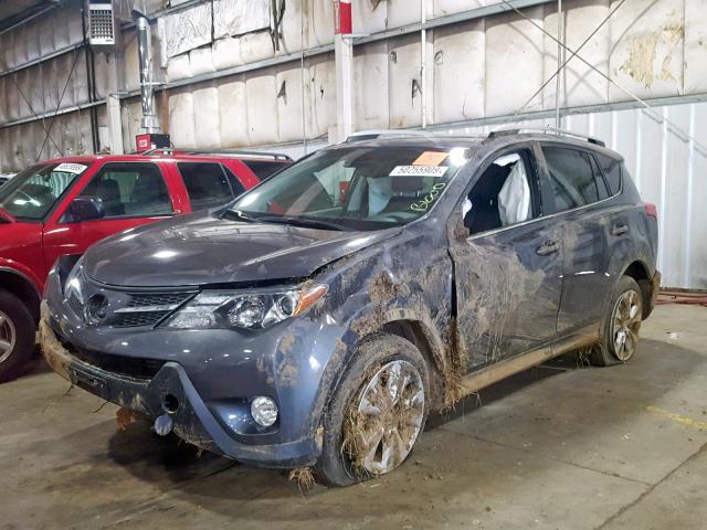 2T3DFREV4FW395961 - 2015 TOYOTA RAV4 LIMIT GRAY photo 2