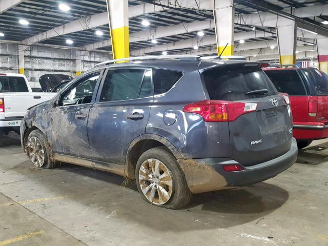 2T3DFREV4FW395961 - 2015 TOYOTA RAV4 LIMIT GRAY photo 3