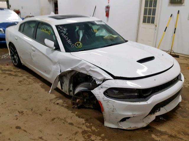 2C3CDXGJ5KH622346 - 2019 DODGE CHARGER SC WHITE photo 1