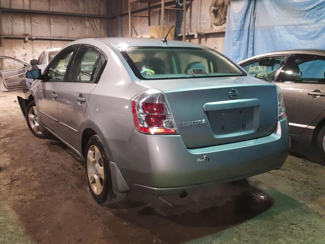 3N1AB61E78L610880 - 2008 NISSAN SENTRA 2.0 GRAY photo 3