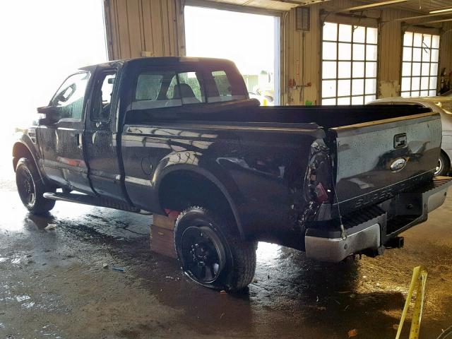 1FTWX31R18EB98090 - 2008 FORD F350 SRW S BLACK photo 3