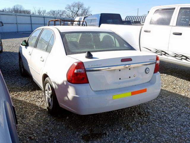 1G1ZS58N27F291552 - 2007 CHEVROLET MALIBU LS 白色 照片 3