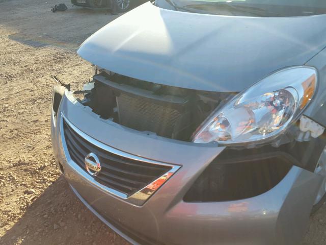 3N1CN7AP3EL868400 - 2014 NISSAN VERSA S/S GRAY photo 9