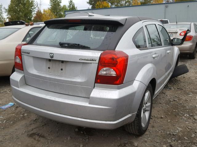 1B3CB3HAXBD160924 - 2011 DODGE CALIBER MA SILVER photo 4