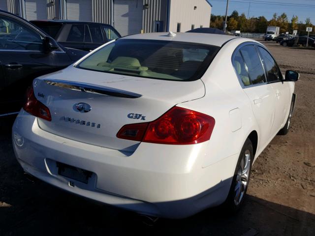 JNKCV61F59M362379 - 2009 INFINITI G37 WHITE photo 4