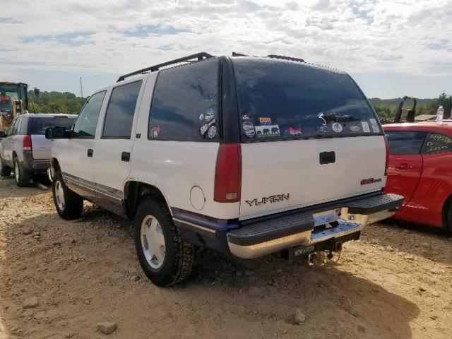 1GKEK13K1SJ764508 - 1995 GMC YUKON WHITE photo 3