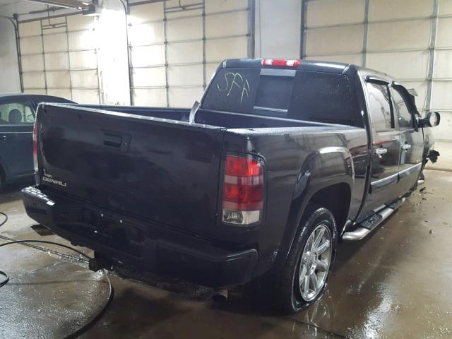 2GTEK638281209843 - 2008 GMC NEW SIERRA BLACK photo 4