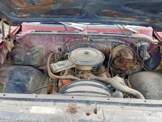 CKV184F165825 - 1974 CHEVROLET BLAZER MAROON photo 7