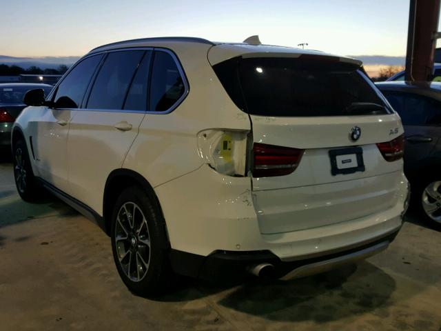 5UXKR2C38H0U24844 - 2017 BMW X5 SDRIVE3 WHITE photo 3