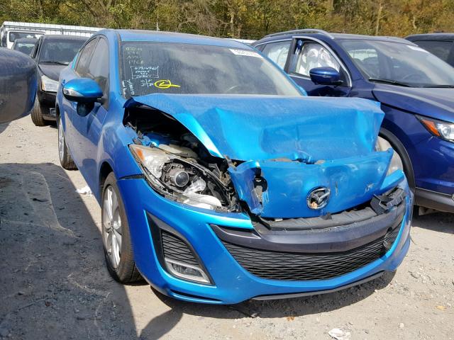 JM1BL1S68A1232994 - 2010 MAZDA 3 S BLUE photo 1