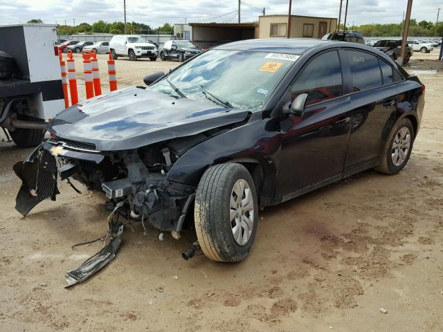 1G1PA5SH7D7227218 - 2013 CHEVROLET CRUZE LS GRAY photo 2