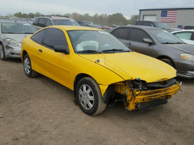 1G1JF12F137185299 - 2003 CHEVROLET CAVALIER L YELLOW photo 1