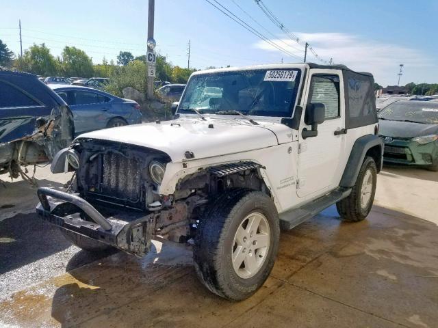 1J4AA2D19AL145435 - 2010 JEEP WRANGLER S WHITE photo 2