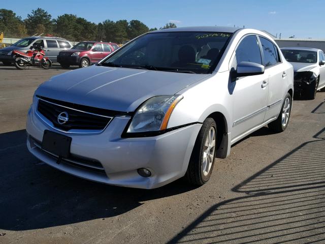 3N1AB6AP6AL606200 - 2010 NISSAN SENTRA 2.0 SILVER photo 2