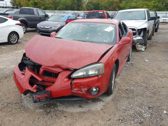 2G2WP552081158890 - 2008 PONTIAC GRAND PRIX Կարմիր լուսանկար 2