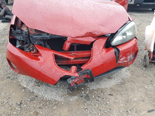 2G2WP552081158890 - 2008 PONTIAC GRAND PRIX Կարմիր լուսանկար 7