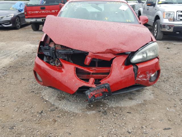 2G2WP552081158890 - 2008 PONTIAC GRAND PRIX Կարմիր լուսանկար 9