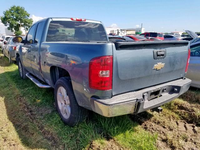 2GCEC190981223370 - 2008 CHEVROLET SILVERADO BLUE photo 3