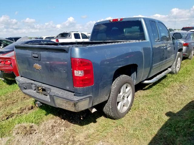 2GCEC190981223370 - 2008 CHEVROLET SILVERADO BLUE photo 4