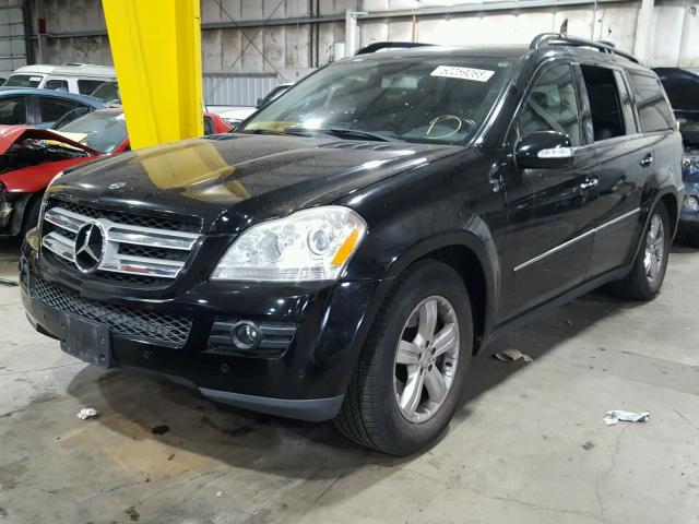 4JGBF71E17A162651 - 2007 MERCEDES-BENZ GL 450 4MA BLACK photo 2