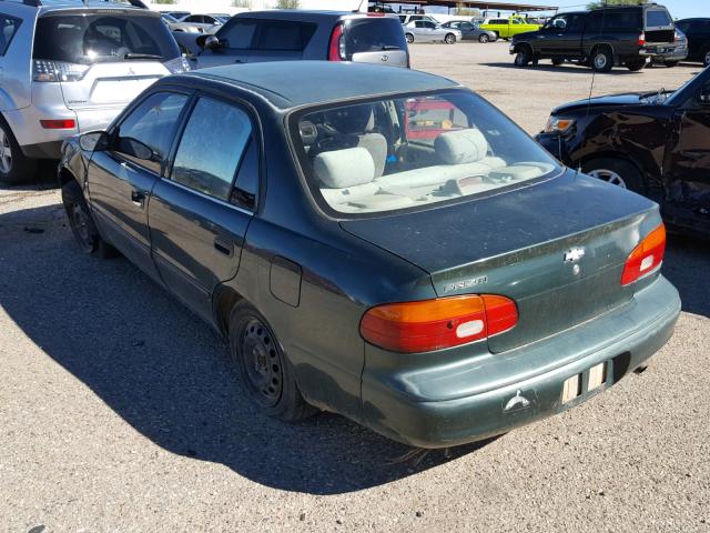 1Y1SK52881Z415336 - 2001 CHEVROLET GEO PRIZM 绿色 照片 3