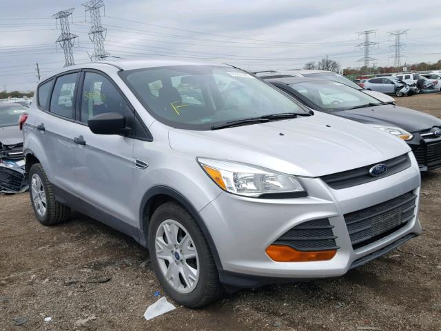 1FMCU0F76FUB90308 - 2015 FORD ESCAPE S SILVER photo 1