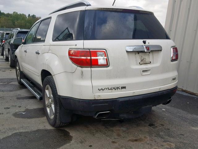 5GZEV33797J162861 - 2007 SATURN OUTLOOK SP თეთრი ფოტო 3
