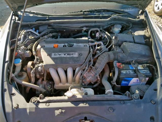 1HGCM56415A191164 - 2005 HONDA ACCORD LX GRAY photo 7