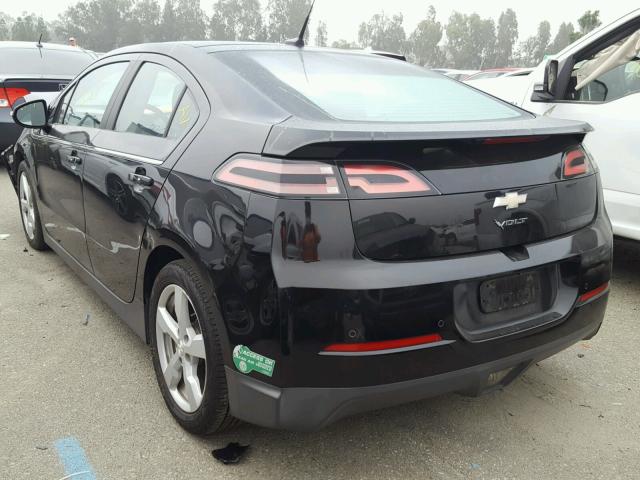 1G1RH6E40DU114912 - 2013 CHEVROLET VOLT BLACK photo 3