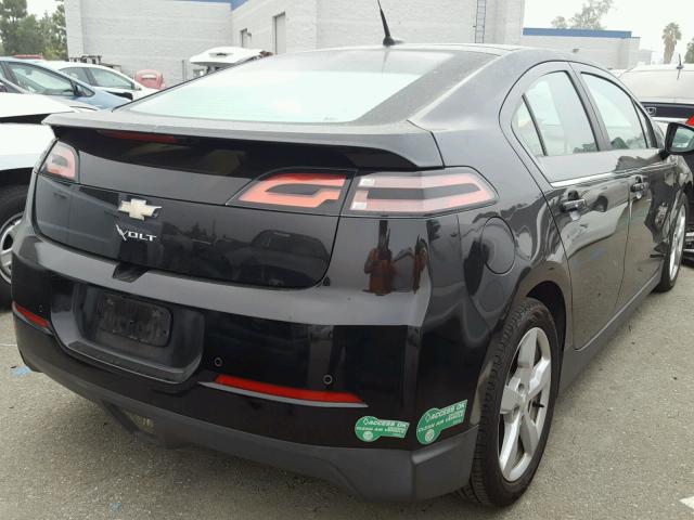 1G1RH6E40DU114912 - 2013 CHEVROLET VOLT BLACK photo 4