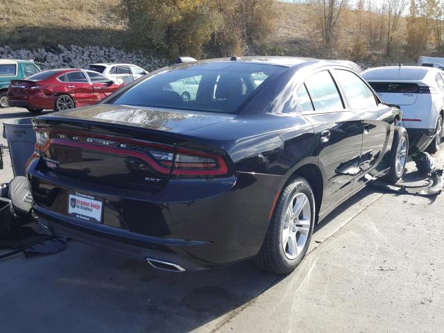 2C3CDXBG3JH273388 - 2018 DODGE CHARGER SX BLACK photo 4