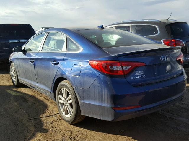 5NPE24AA6GH416274 - 2016 HYUNDAI SONATA ECO BLUE photo 3