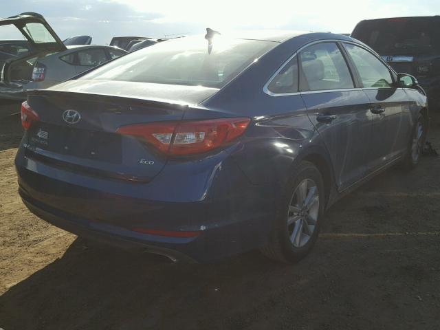 5NPE24AA6GH416274 - 2016 HYUNDAI SONATA ECO BLUE photo 4