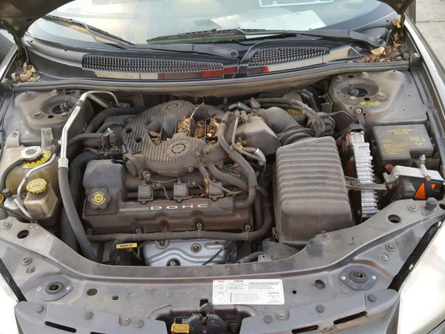 1C3EL55U31N593237 - 2001 CHRYSLER SEBRING LX GRAY photo 7