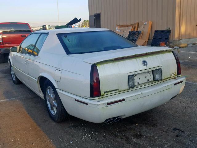 1G6ET12981B110074 - 2001 CADILLAC ELDORADO T WHITE photo 3