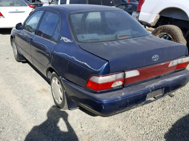 1NXBB02E6TZ437456 - 1996 TOYOTA COROLLA DX BLUE photo 3