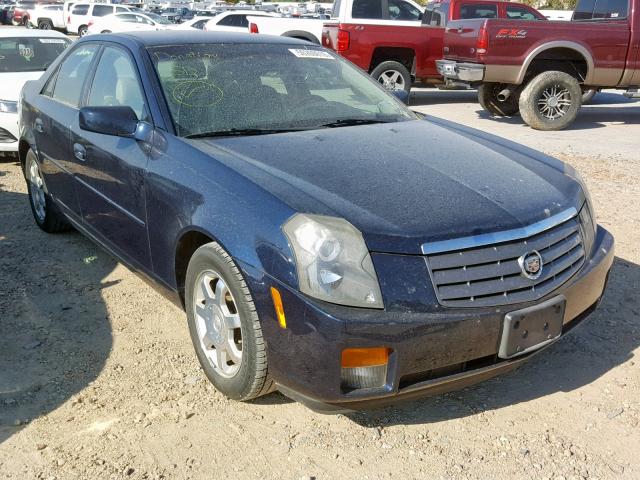 1G6DM577740152582 - 2004 CADILLAC CTS BLUE photo 1