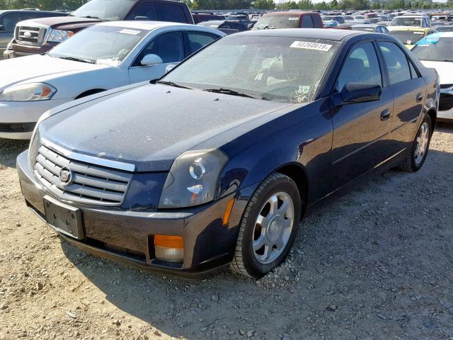 1G6DM577740152582 - 2004 CADILLAC CTS BLUE photo 2