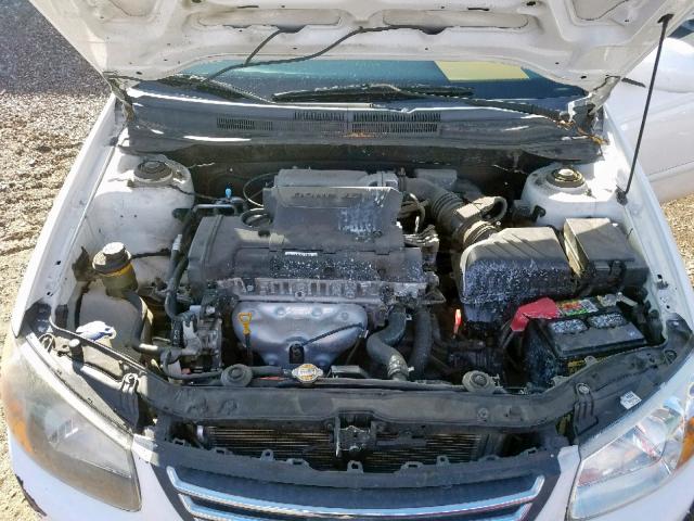 KNAFE221895631038 - 2009 KIA SPECTRA EX WHITE photo 7