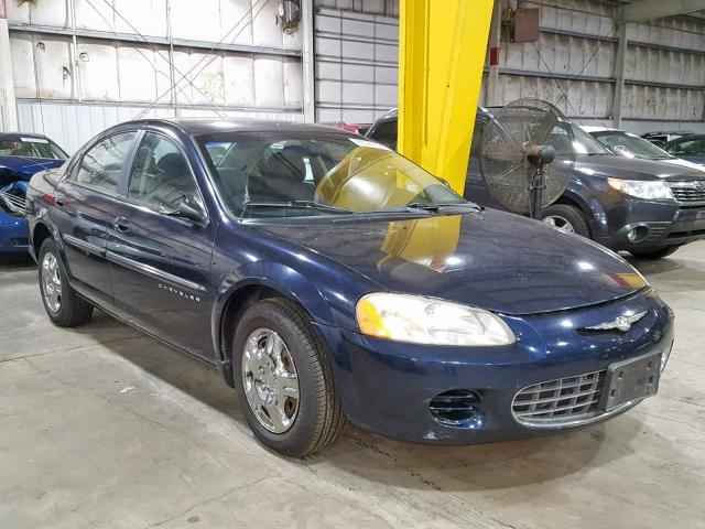 1C3EL46U01N510176 - 2001 CHRYSLER SEBRING LX BLUE photo 1