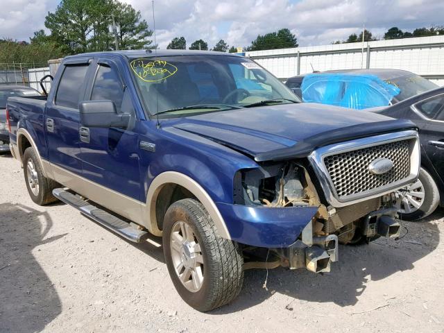 1FTPW12V88FA83343 - 2008 FORD F150 SUPER BLUE photo 1