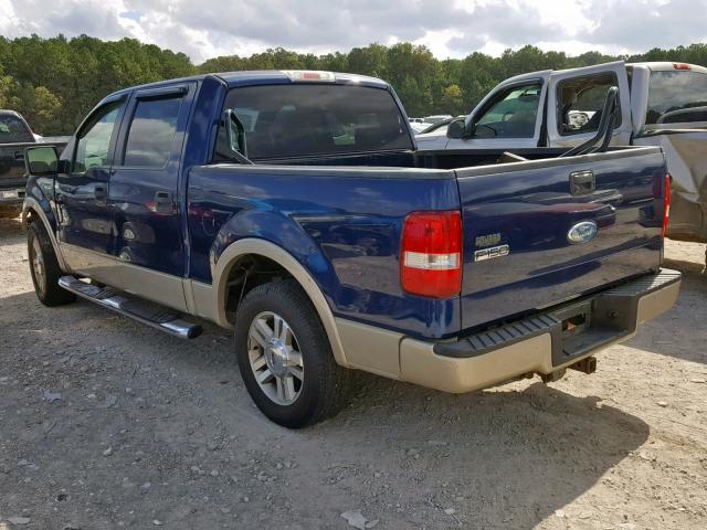 1FTPW12V88FA83343 - 2008 FORD F150 SUPER BLUE photo 3