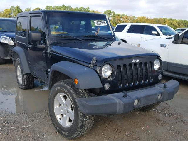 1C4AJWAG8GL140435 - 2016 JEEP WRANGLER S BLACK photo 1