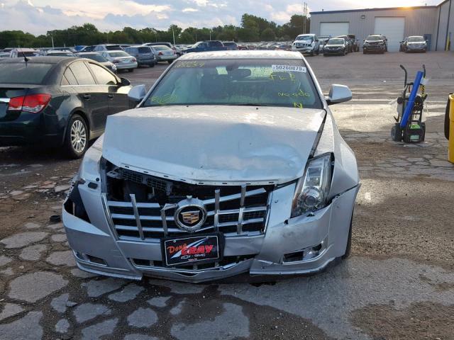 1G6DK5E35D0102639 - 2013 CADILLAC CTS PERFOR SILVER photo 9