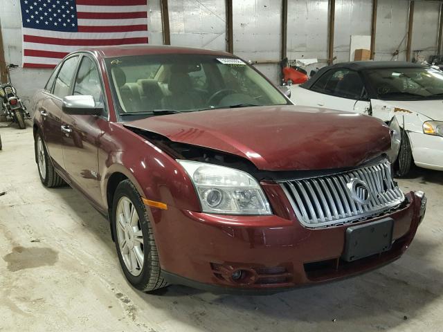 1MEHM42W98G621870 - 2008 MERCURY SABLE PREM MAROON photo 1