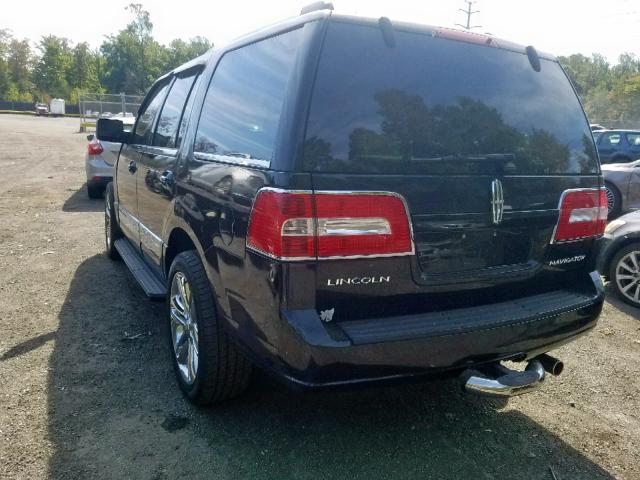 5LMFU28598LJ08386 - 2008 LINCOLN NAVIGATOR BLACK photo 3