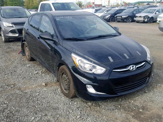 KMHCT5AEXGU263476 - 2016 HYUNDAI ACCENT SE BLACK photo 1