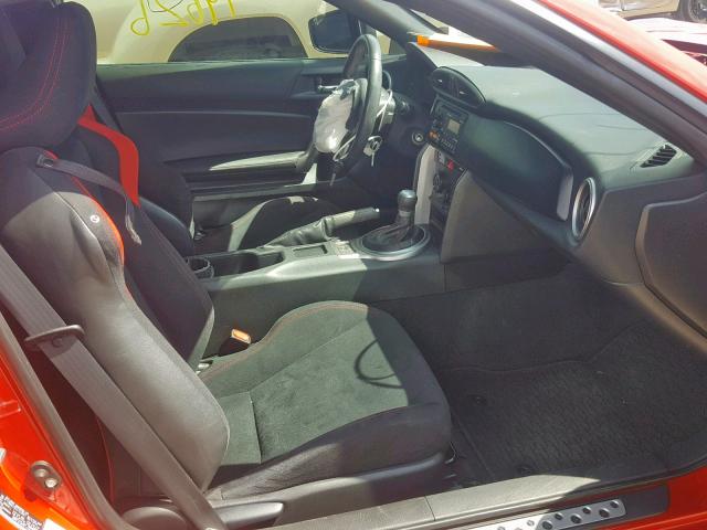 JF1ZNAA1XD2702607 - 2013 TOYOTA SCION FR-S RED photo 5