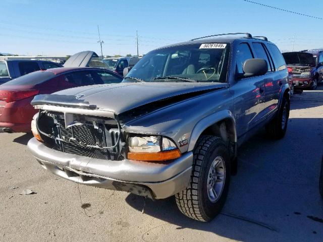 1B4HS28Z1XF691071 - 1999 DODGE DURANGO GRAY photo 2